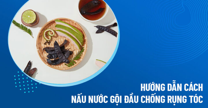 cach nau nuoc goi dau chong rung toc