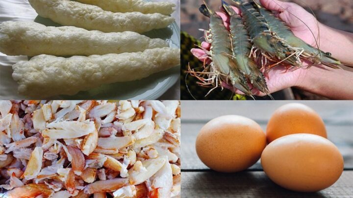Nguyên liệu món ăn súp bong bóng cá