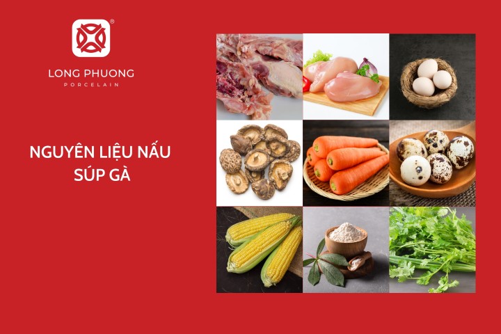 Súp gà thơm ngon được nấu bằng nồi áp suất, đảm bảo không bị vữa
