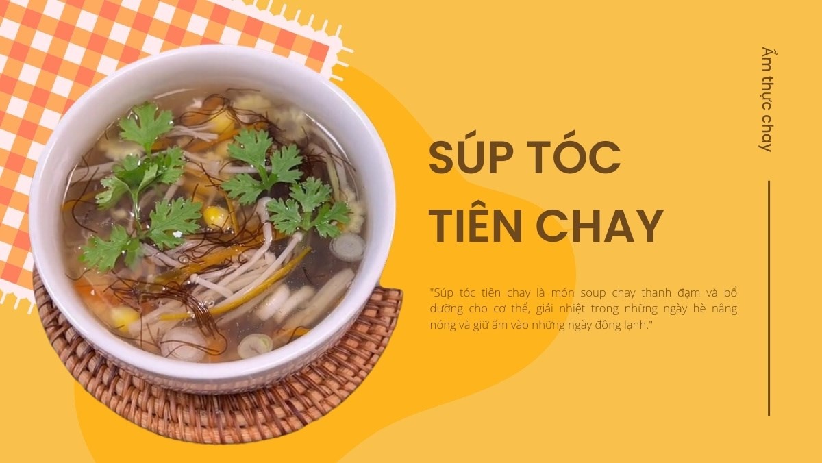 Cách nấu súp tóc tiên chay bổ dưỡng, giải nhiệt ngày hè nắng nóng