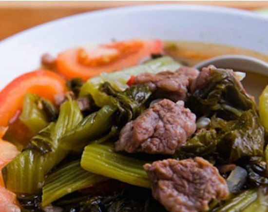 Món thịt kho dưa cải chua thơm ngon hấp dẫn sau khi chế biến
