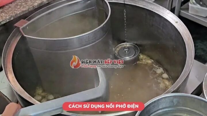 Cách sử dụng nồi điện nấu phở hiệu quả qua bảng điều khiển