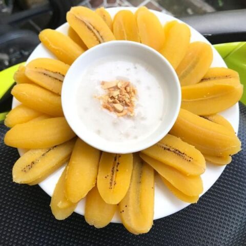Nguyên liệu chính cho món chuối xào dừa