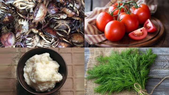 Nguyên liệu món ăn canh cua chua