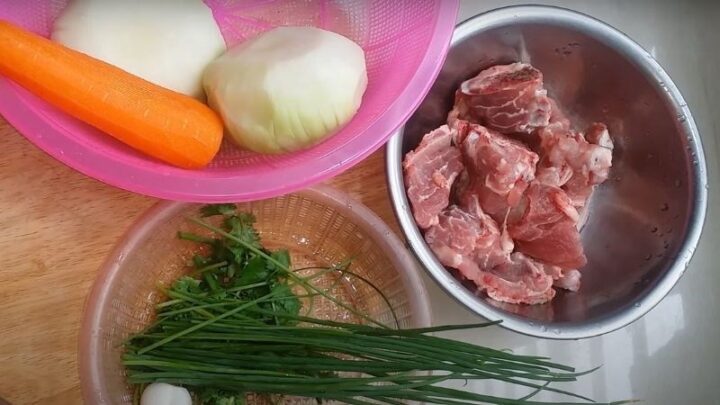 Các loại rau củ tươi ngon cho món canh su hào nấu xương