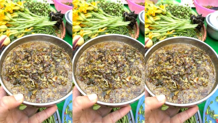 Món canh đọt mây (canh thụt) đậm đà hương vị núi rừng, hấp dẫn thực khách
