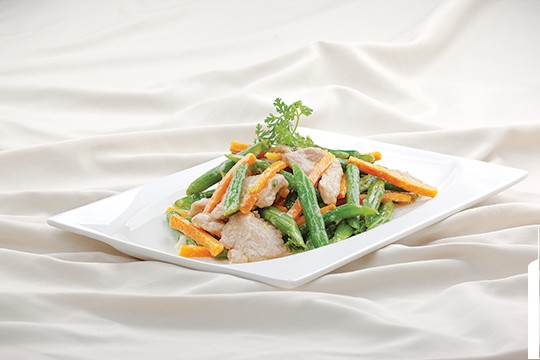 Đĩa đậu que xào thịt heo thơm ngon, bổ dưỡng chuẩn vị nhà làm