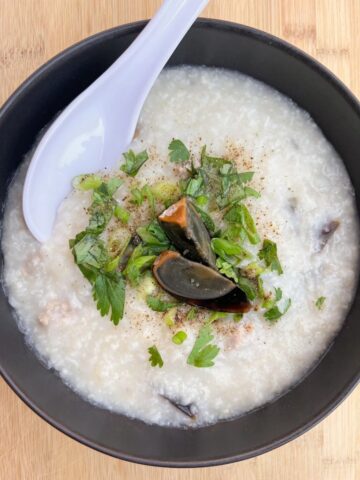 century egg congee