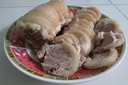 chân giò heo tươi nguyên liệu cho món chân giò rút xương