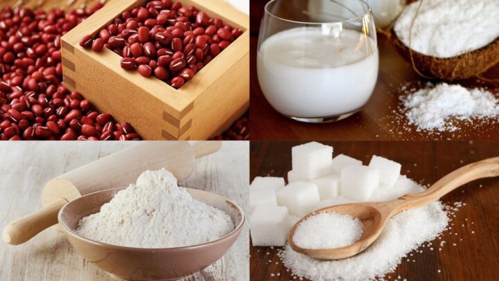 Nguyên liệu cần thiết để nấu chè đậu đỏ bằng nồi cơm điện tại nhà