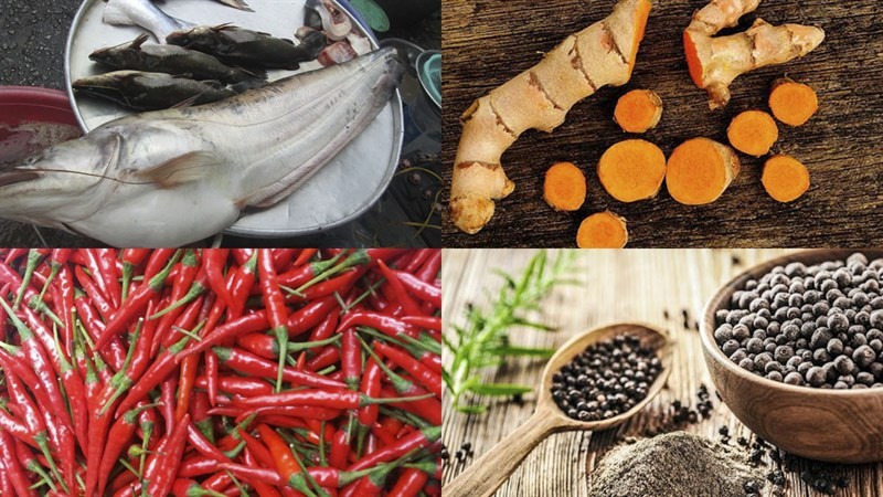 Nguyên liệu món ăn canh chua cá khoai