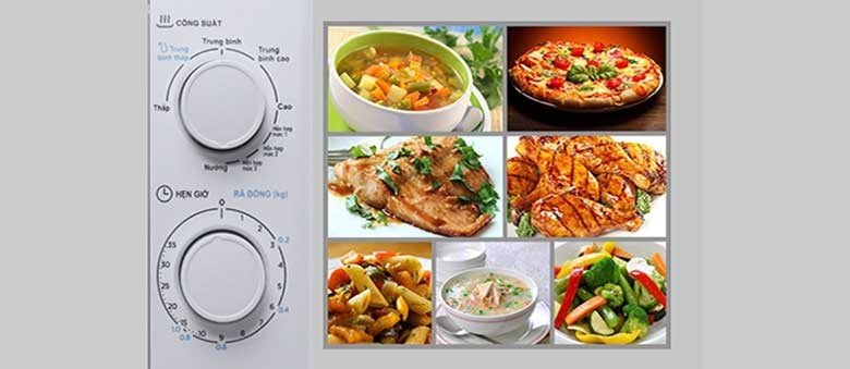 Cách nấu ăn bằng lò vi sóng với các món ăn đa dạng