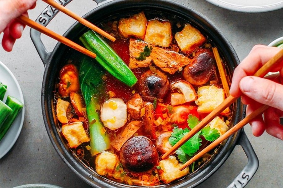 Lợi ích dinh dưỡng của lẩu Thái chay tự làm