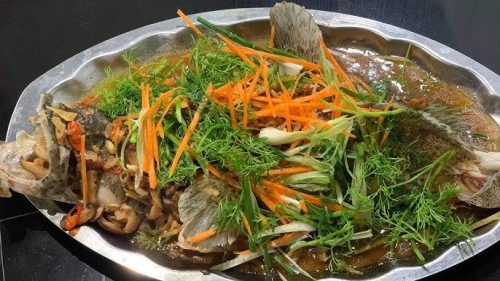 Cá song hấp xì dầu thơm ngon, món ăn bổ dưỡng