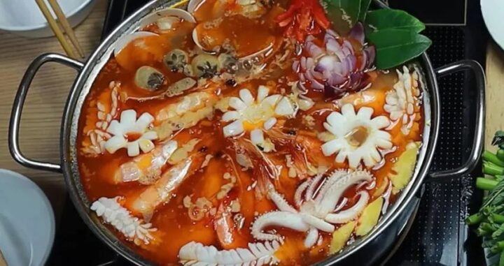 Món lẩu bò thảo mộc thơm ngon, hấp dẫn, chuẩn vị