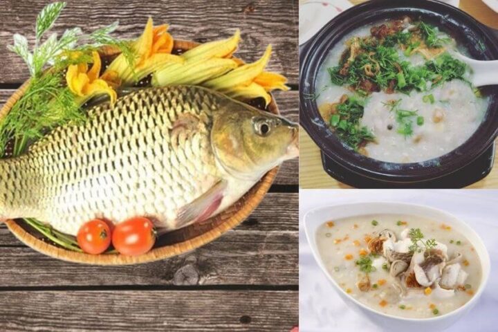 Cháo cá chép bổ dưỡng là cách nấu cháo cá cho bà bầu an thai, tăng cường sức khỏe toàn diện