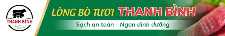 Lòng bò tươi Thanh Bình đảm bảo chất lượng cho món bò nhúng mẻ