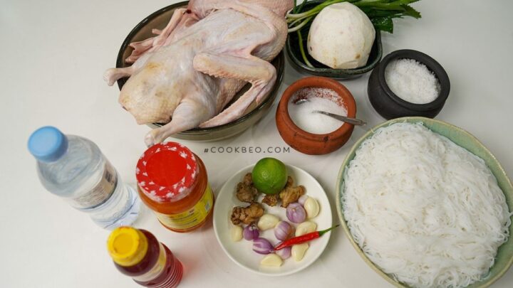 Các nguyên liệu tươi ngon cần thiết để nấu vịt nấu chao nước cốt dừa