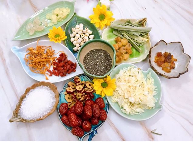 Nguyên liệu nấu chè dưỡng nhan