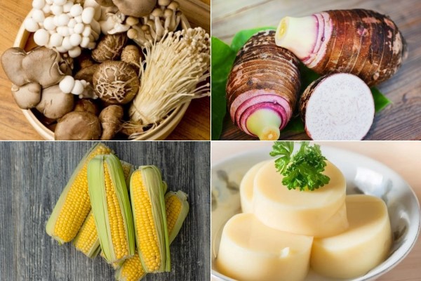 Nguyên liệu phong phú cho món lẩu chay thập cẩm
