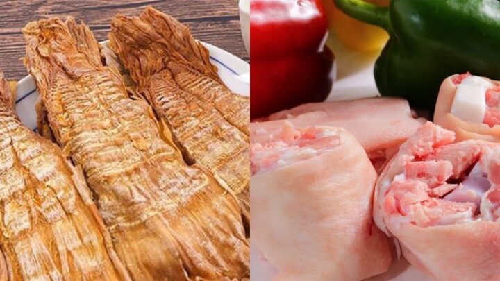 Nguyên liệu cần chuẩn bị cho món canh măng móng giò