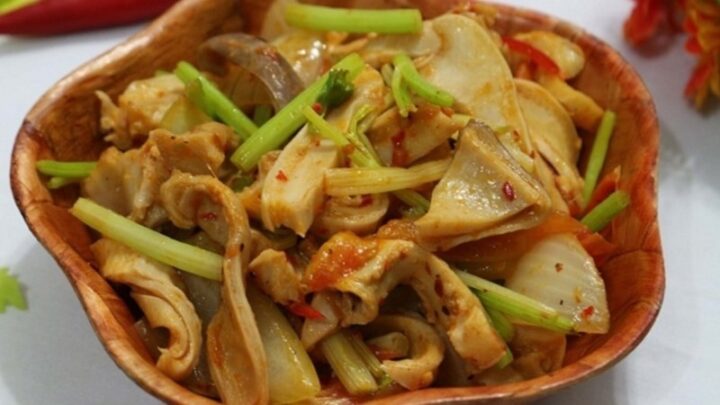 Bao tử heo xào chua ngọt