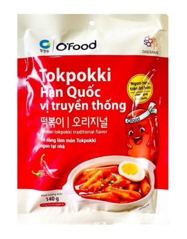 Tokpokki Han Quoc tron vi truyen thong O Food