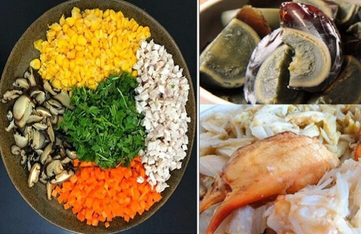 Nguyên liệu đầy đủ cho món súp trứng bắc thảo thơm ngon tại nhà