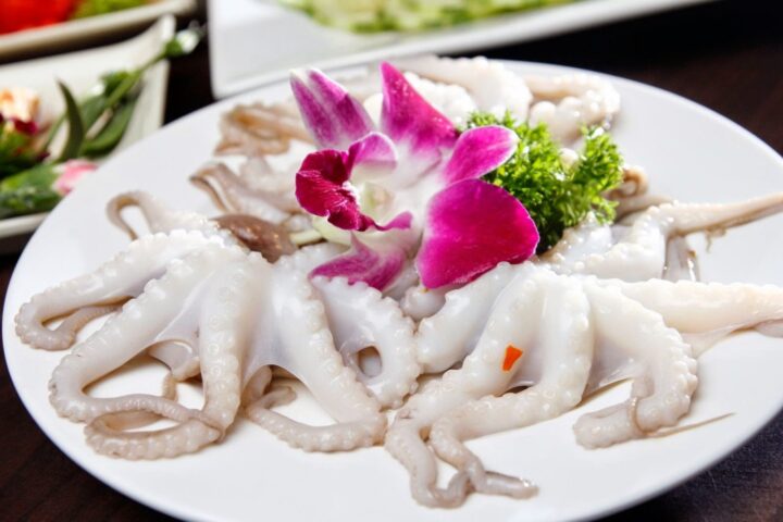 Bạch tuộc tươi sống chất lượng cho món nhúng mẻ