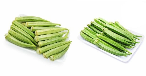 Đậu bắp tươi xanh, nguyên liệu chính cho món canh chua đậu bắp
