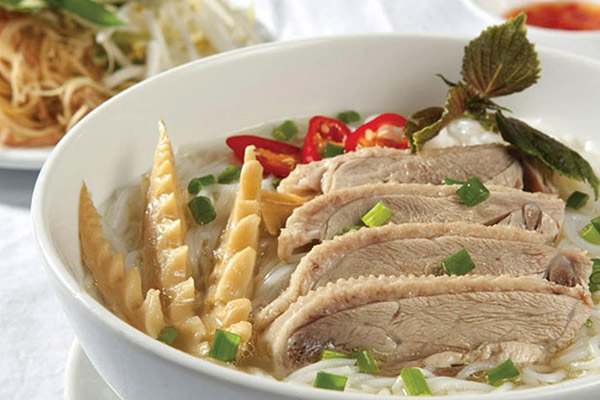 cach lam mon bun mang vit