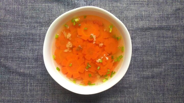 Canh cà rốt thịt băm