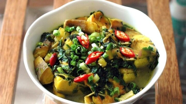 Món canh chuối lá lốt thơm ngon chuẩn vị