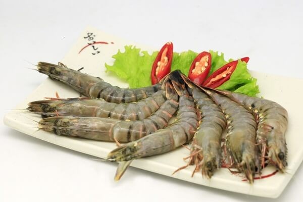 Tôm tươi chất lượng cho món cà ri tôm Thái