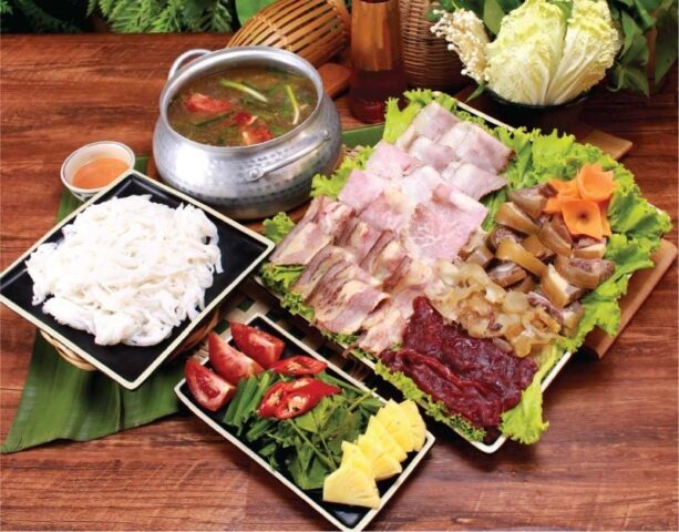 Nguyên liệu cần chuẩn bị cho lẩu đầu bò