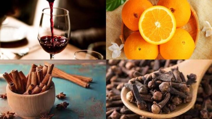 nguyên liệu cần thiết cho cách nấu rượu vang nóng tại nhà