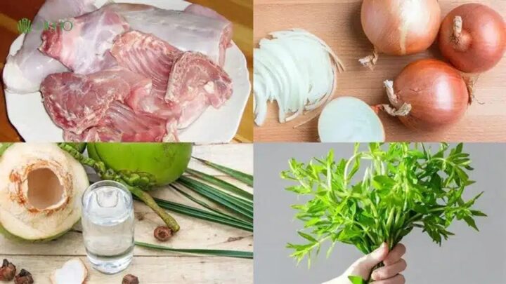 Nguyên liệu cần chuẩn bị cho món thỏ xào lăn