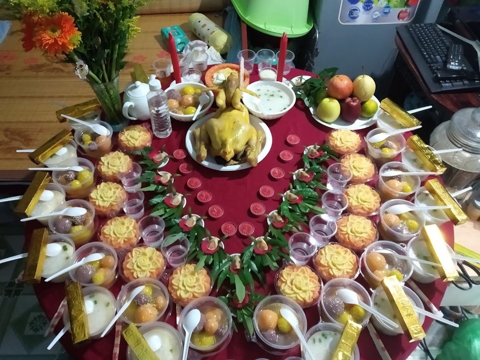 Chè trôi nước ngũ sắc và xôi đậu xanh cúng gia tiên, cách nấu chè cúng ngon