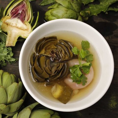 canh atiso truyen thong