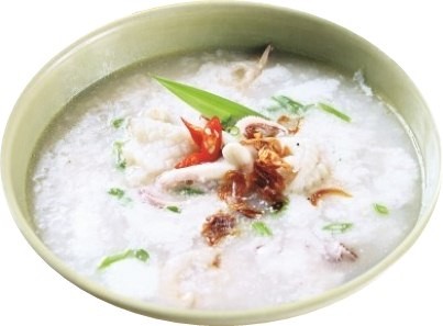 Cháo mực tươi ngon