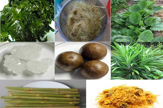 Các loại nguyên liệu cơ bản để nấu nước sâm rong biển thơm ngon tại nhà