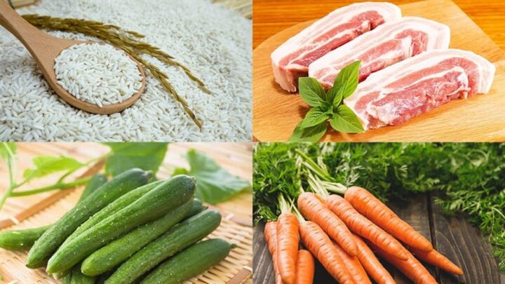 Nguyên liệu món ăn xôi thịt kho tàu kiểu bắc
