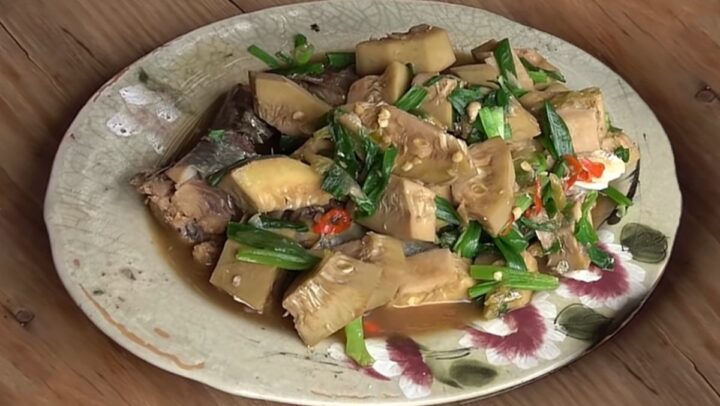 Cá om chuối đậu thơm ngon đậm đà