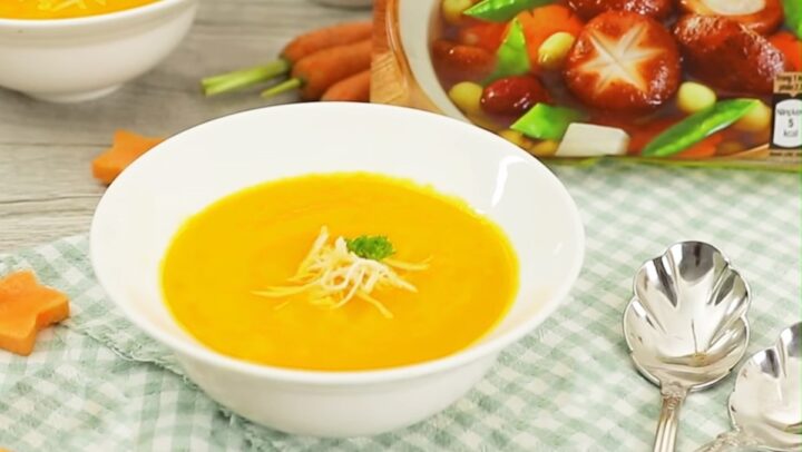 Súp cà rốt thơm ngon, bổ dưỡng cho gia đình - cách nấu súp cà rốt đơn giản
